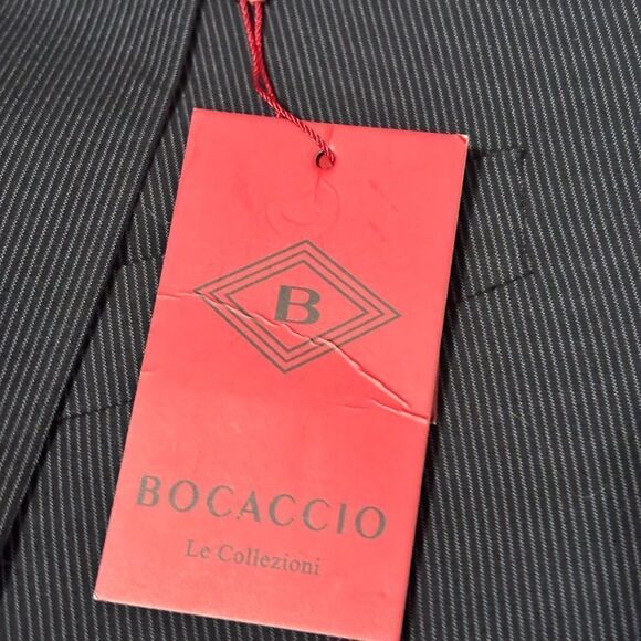 NWT Men's Bocaccio Black Pin Strip 2 Piece. Size 38R - Picture 6 of 9